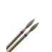 TOUCH Frez diamentowy płomyk ostry niebieski 2,3 mm
